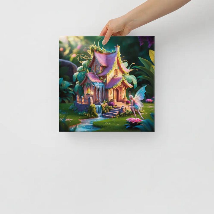 Watercolour Fairy House Art - v2 product image (1)
