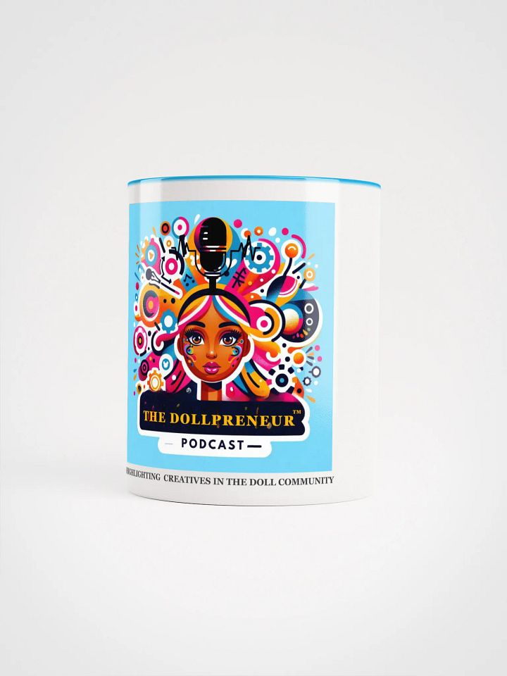 The Dollpreneur Podcast Ceramic Coffee Mug Blue product image (1)