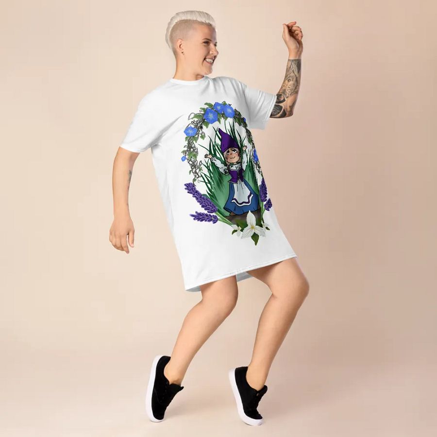 Cozy Garden Logo T-Shirt Dress product image (7)