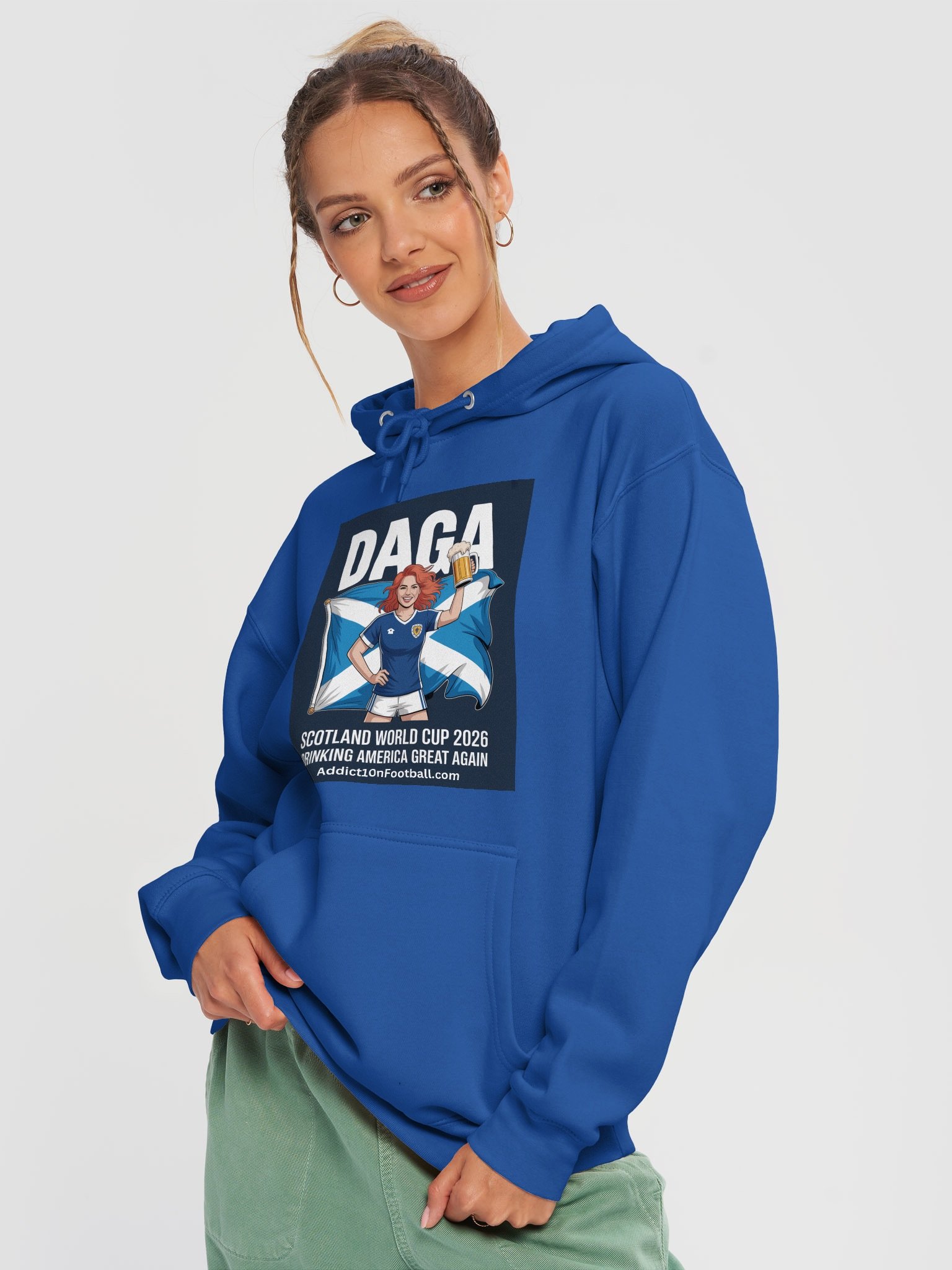 SCOTLAND 2026 – BLUE HOODIE - DRINK AMERICA GREAT AGAIN product image (3)