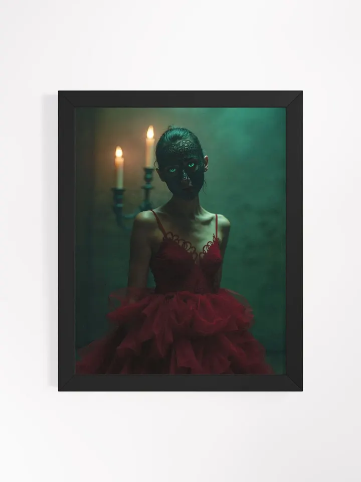 Masked Beauty Framed Print product image (2)