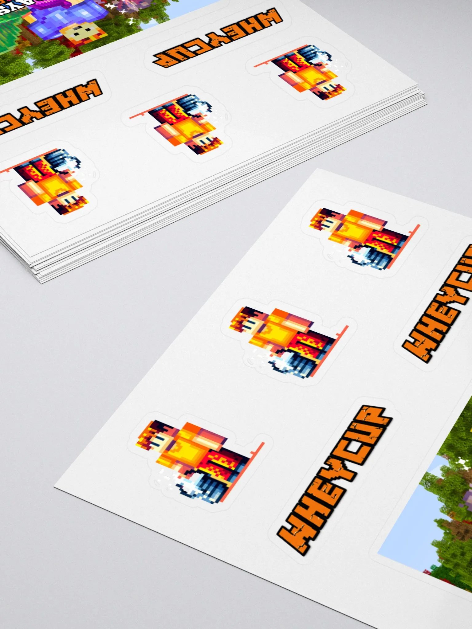 Wheycup CRAZYCRAFT 100 DAYS Sticker Sheet product image (8)