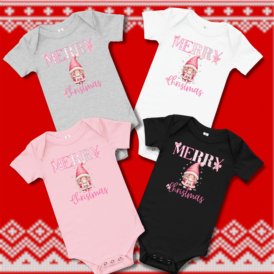 Coquette Merry Christmas Baby Onesie product image (3)