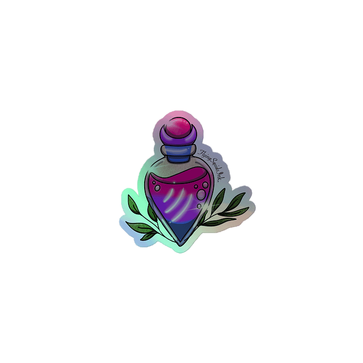 Bisexual Pride Potion- Holo Sticker product image (1)