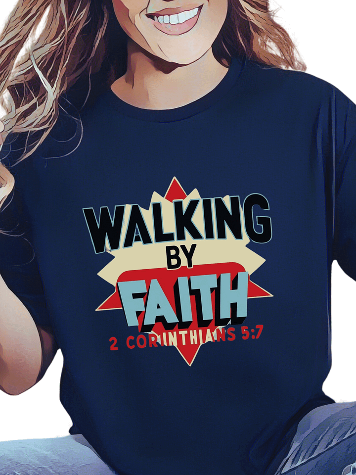 2 Corinthians 5:7 1950s Geometric product image (11)
