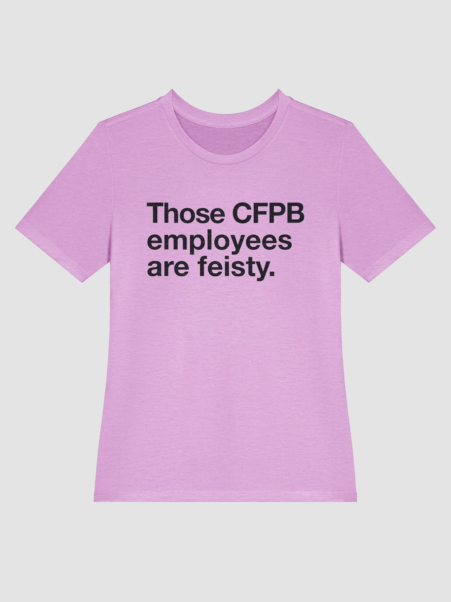 Those CFPB Employees Are Feisty Women's Cut T-Shirt (Black) product image (43)