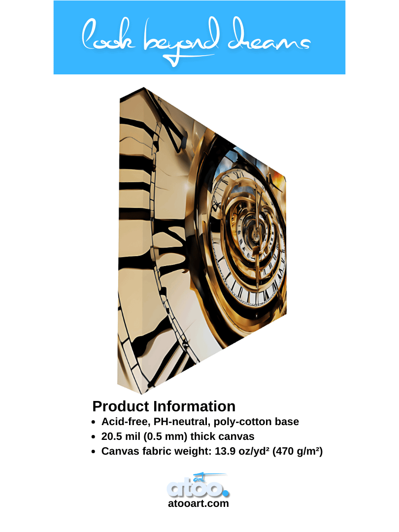 Time Confusion-18 | Canvas Artistic Wall Painting product image (6)