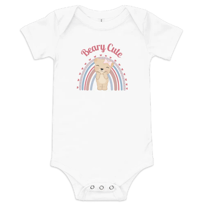 Beary Cute Baby Girl Onesie product image (11)