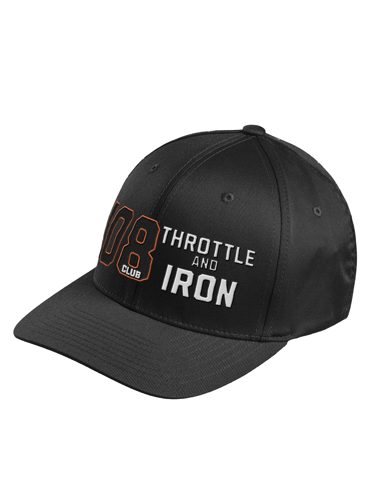 108 Club Throttle & Iron FlexFit Hat — OG PowerPlus Edition product image (7)