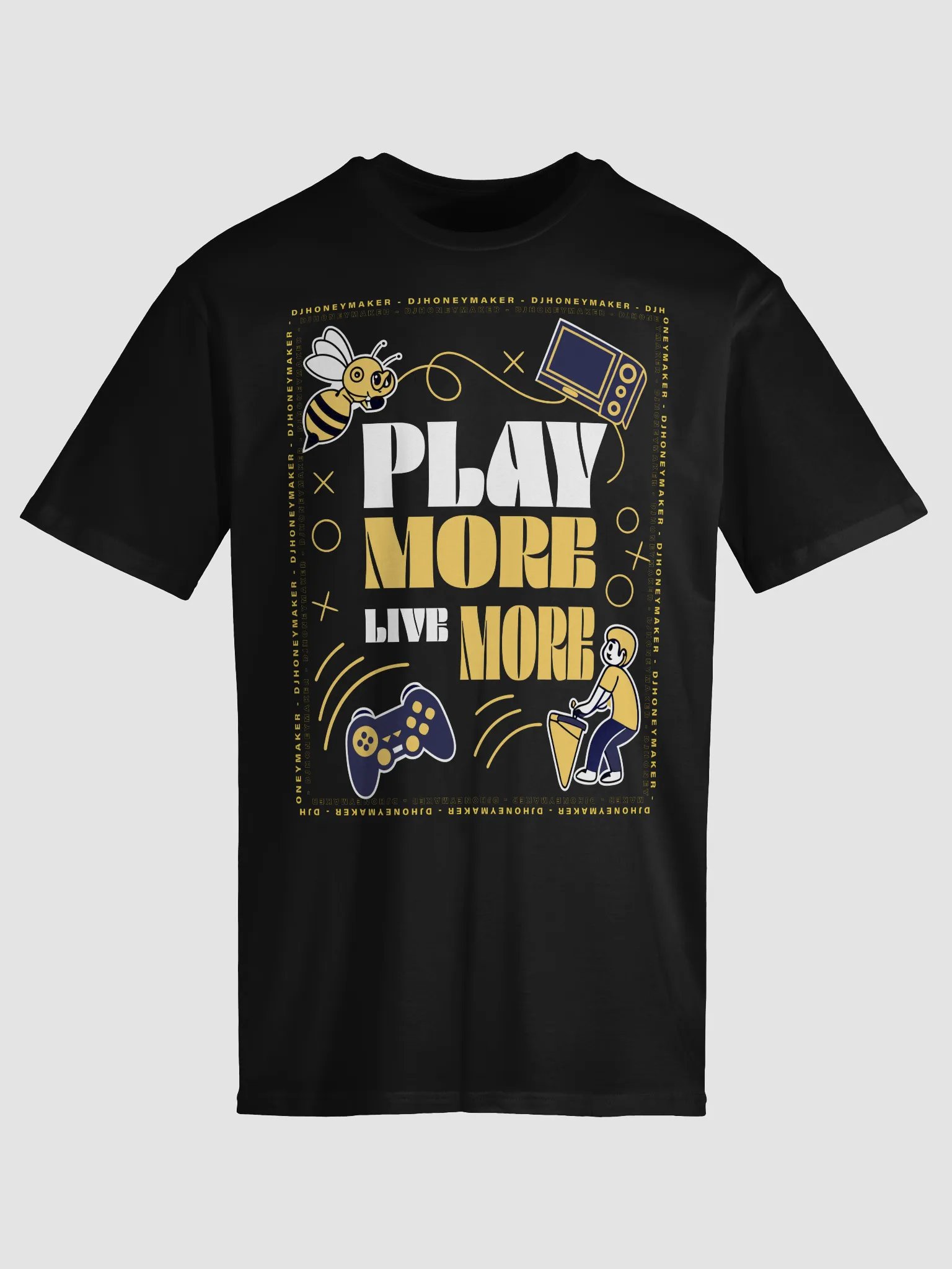 Play More Live More Unisex Premium T-Shirt product image (14)