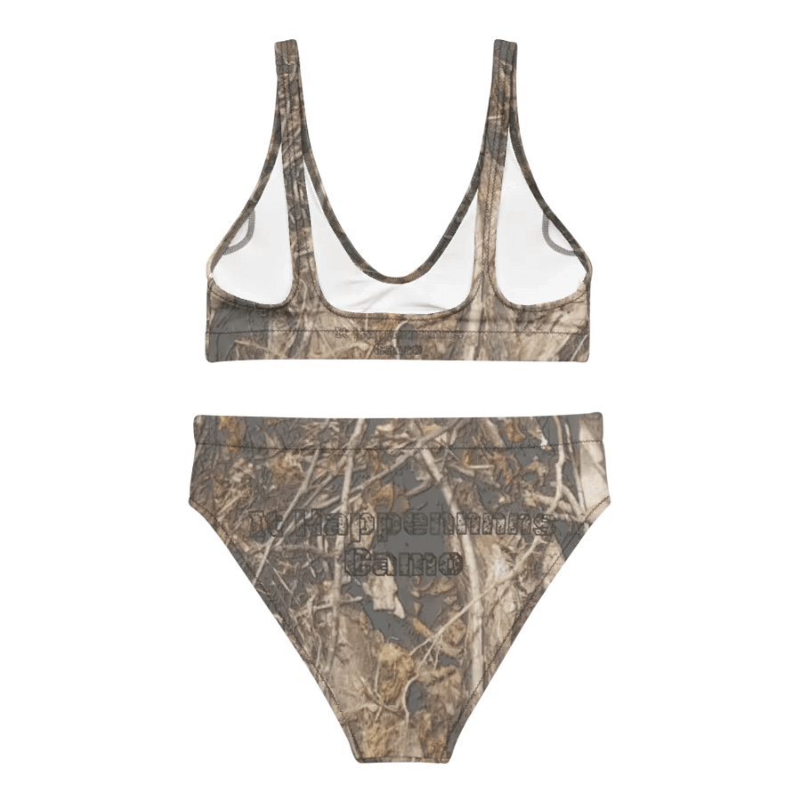 Recycled High Waisted Bikini - Dead Split - It Happennnns Camo product image (9)