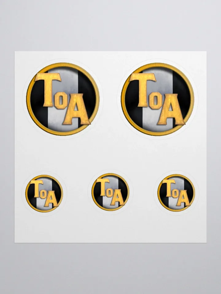 Tournament of Ages - Small Logo - Sticker Sheet product image (1)