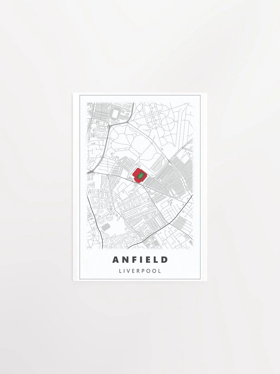 Anfield Map - Liverpool FC product image (2)