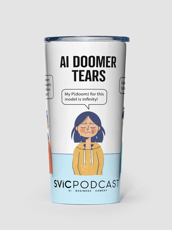 AI Doomer Tears Tumbler product image (1)