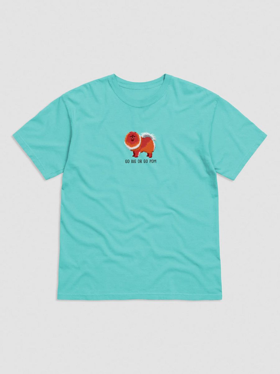 Go Big or Go Pom T-Shirt(Embroidered) of a Pomeranian product image (25)