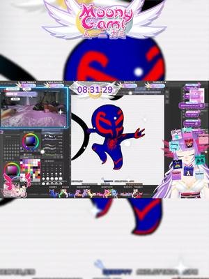 Drawing Suny sticker for my Donothon #vtuber #axolotl #vtuberclips #timelapse #drawing #digital