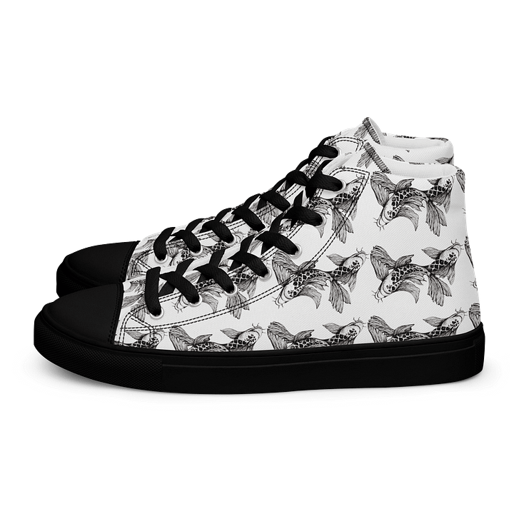 Koi Fish - Women's High Top Canvas Shoes product image (1)