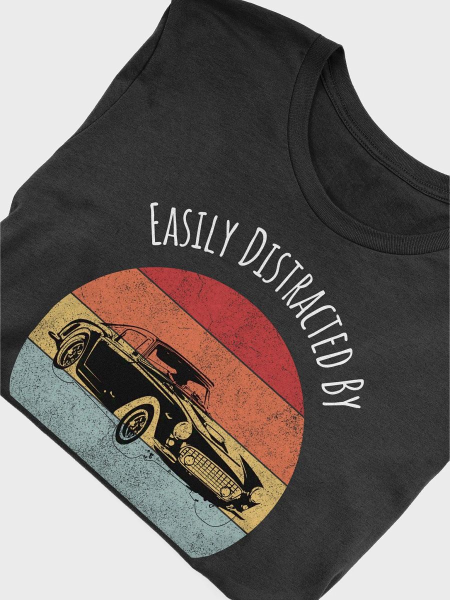 Easily Distracted By Old Cars - Unisex T-shirt Bella Canvas 3001 product image (14)