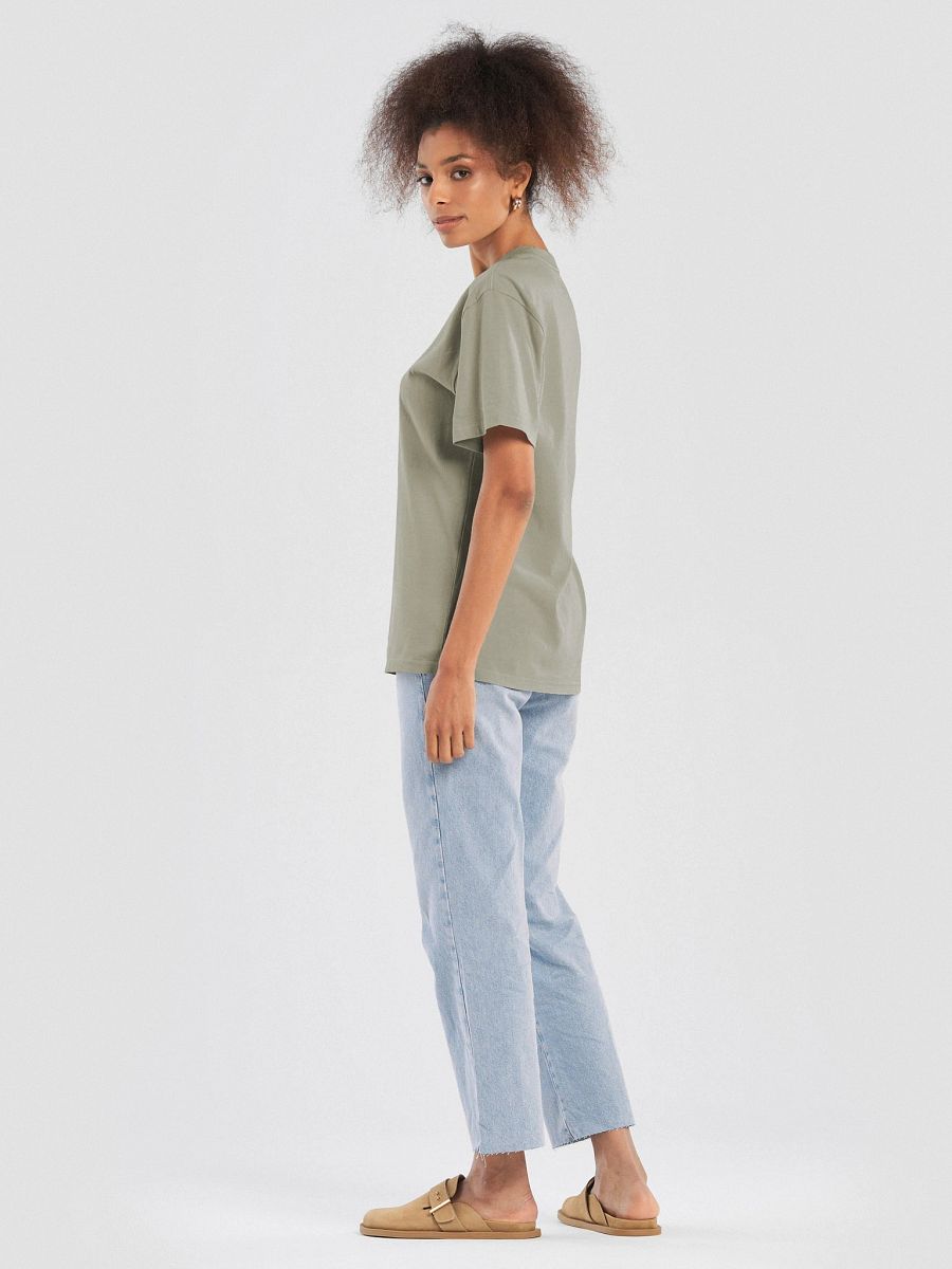 Plain Color Faded Eucalyptus T-Shirt product image (4)