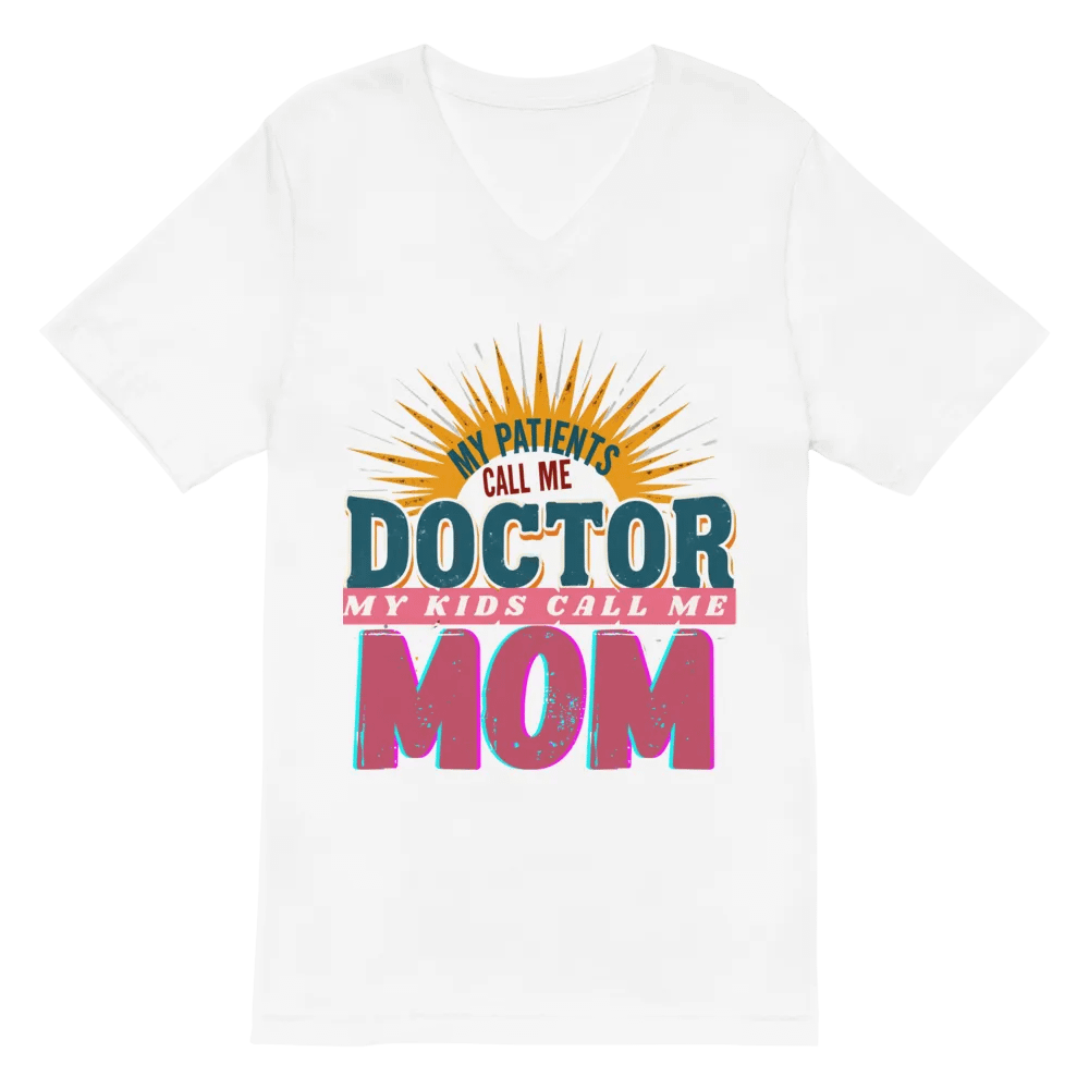 Supermom Doctor V-Neck Tee product image (6)
