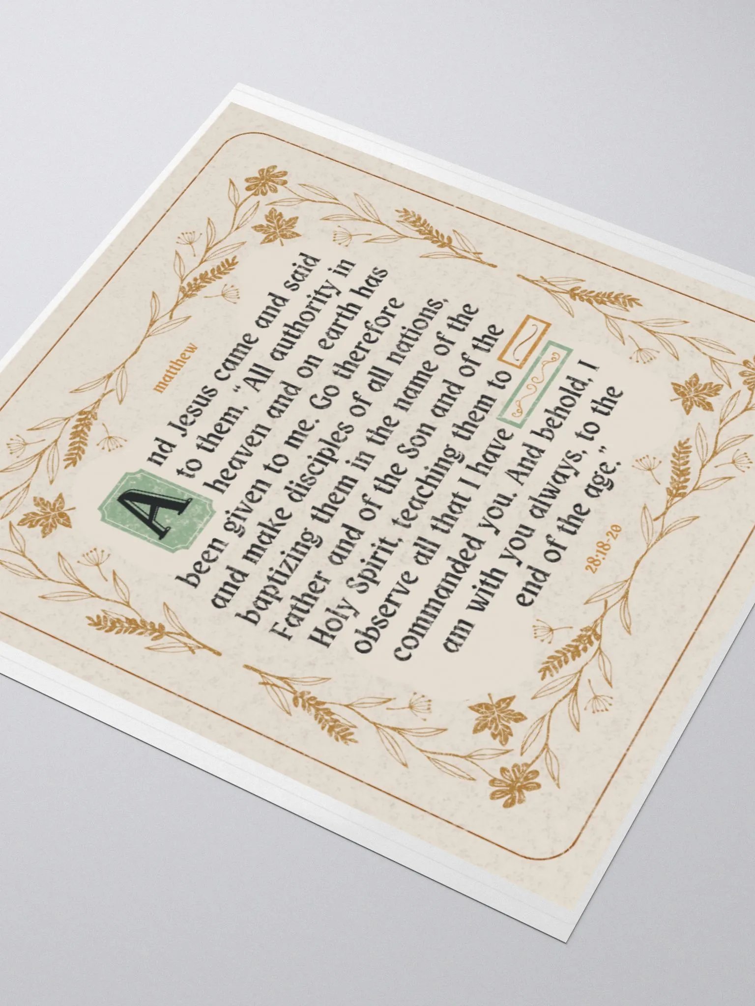 Matthew 28 Sticker product image (3)