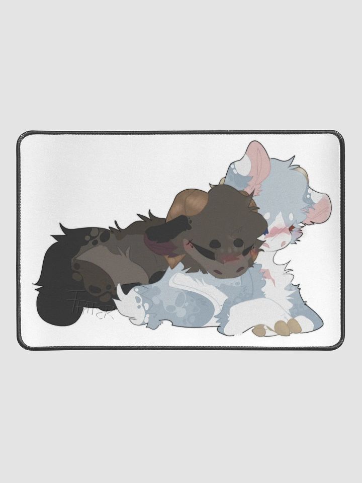 Goat Cuddles 2 Desk Mat 12