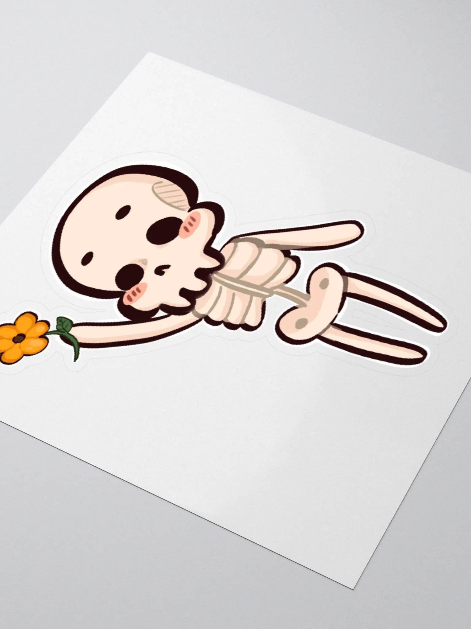 Skelly Flower Sticker product image (3)