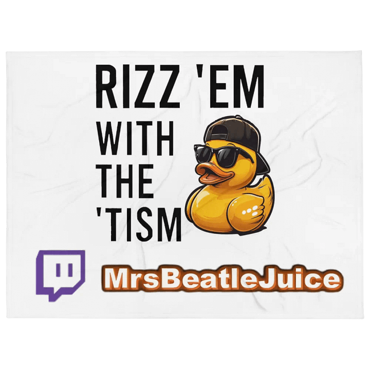 Throw Blanket - 'Tism Rizz product image (2)