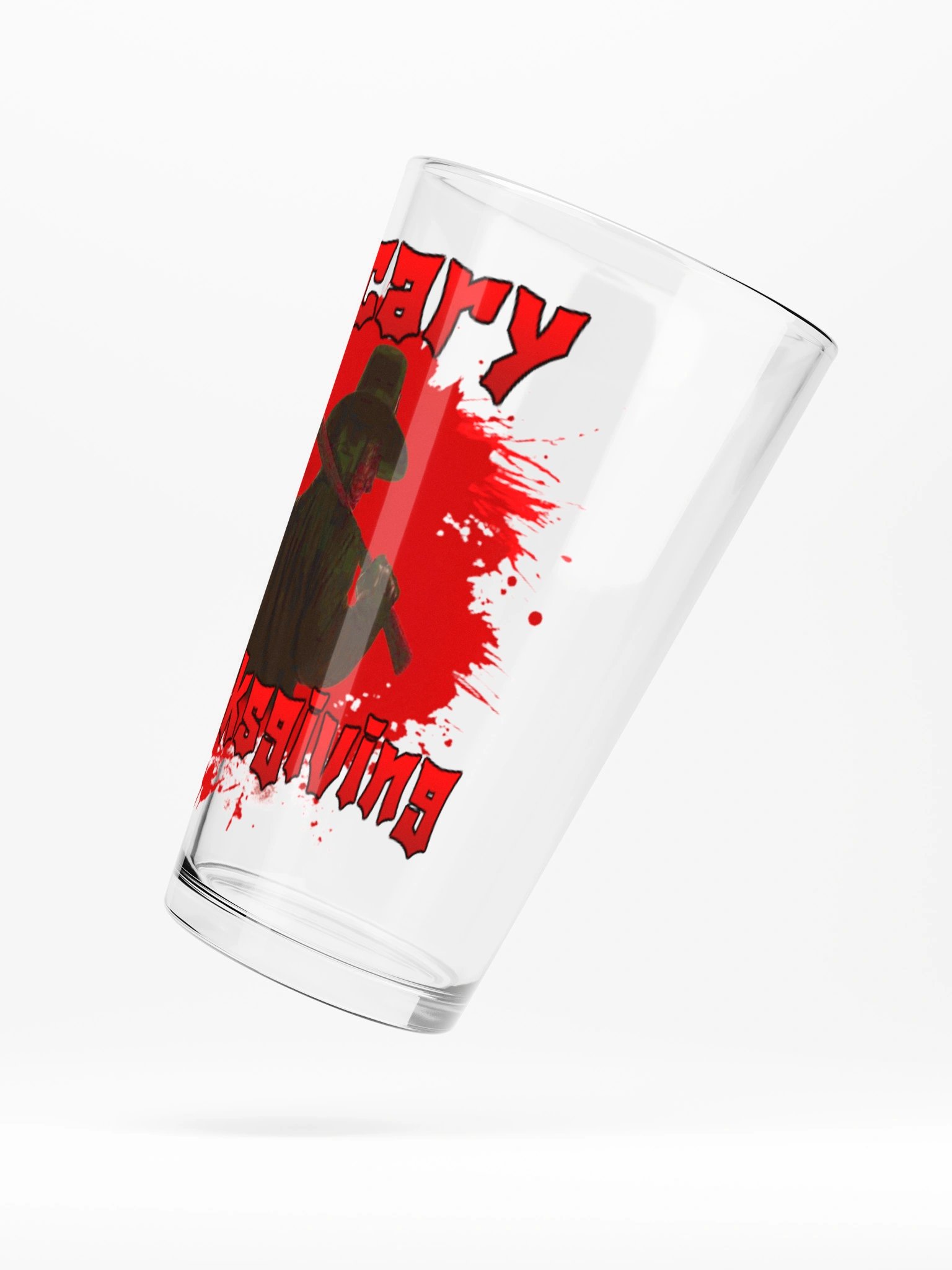 Horror-Themed Scary Thanksgiving Shaker Pint Glass product image (5)