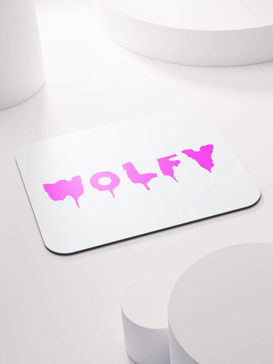 Drippy Pink Wolfy Mouse Pad product image (4)