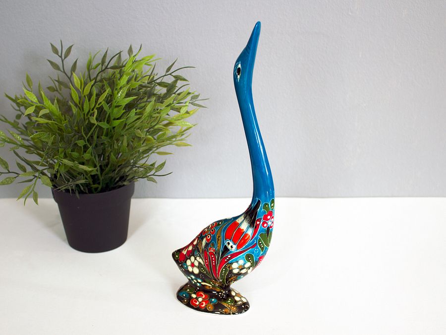 Ceramic handmade Stork, Turkish decor — handmade pottery, handmade ceramic product image (3)