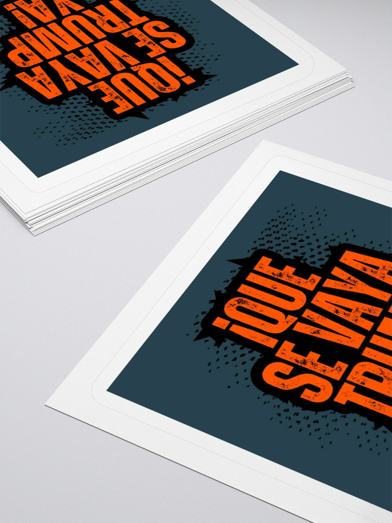 ¡QUE SE VAYA TRUMP YA! Kiss Cut Stickers product image (4)