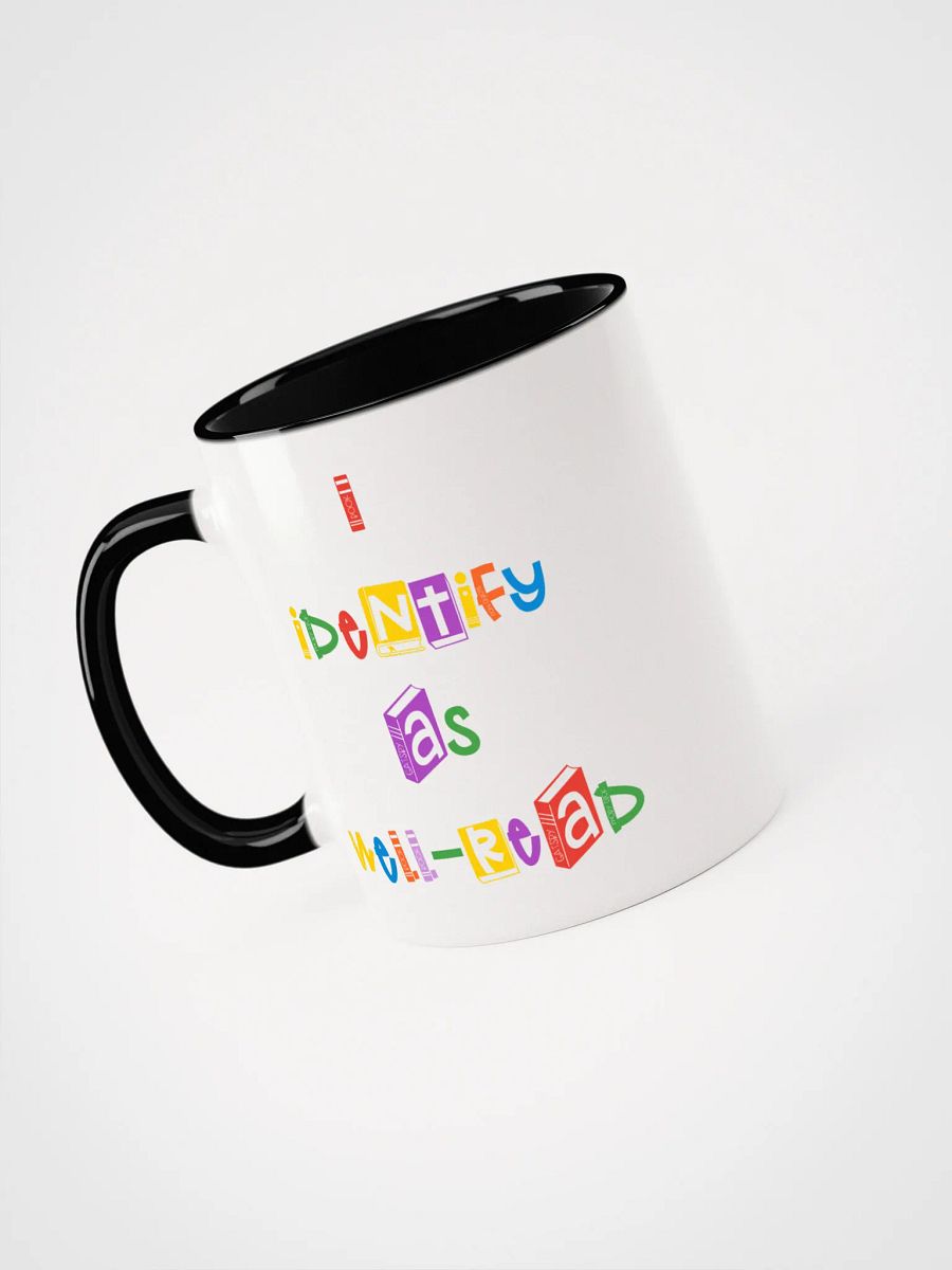 I Identify As Well-Read Accent Mug product image (6)