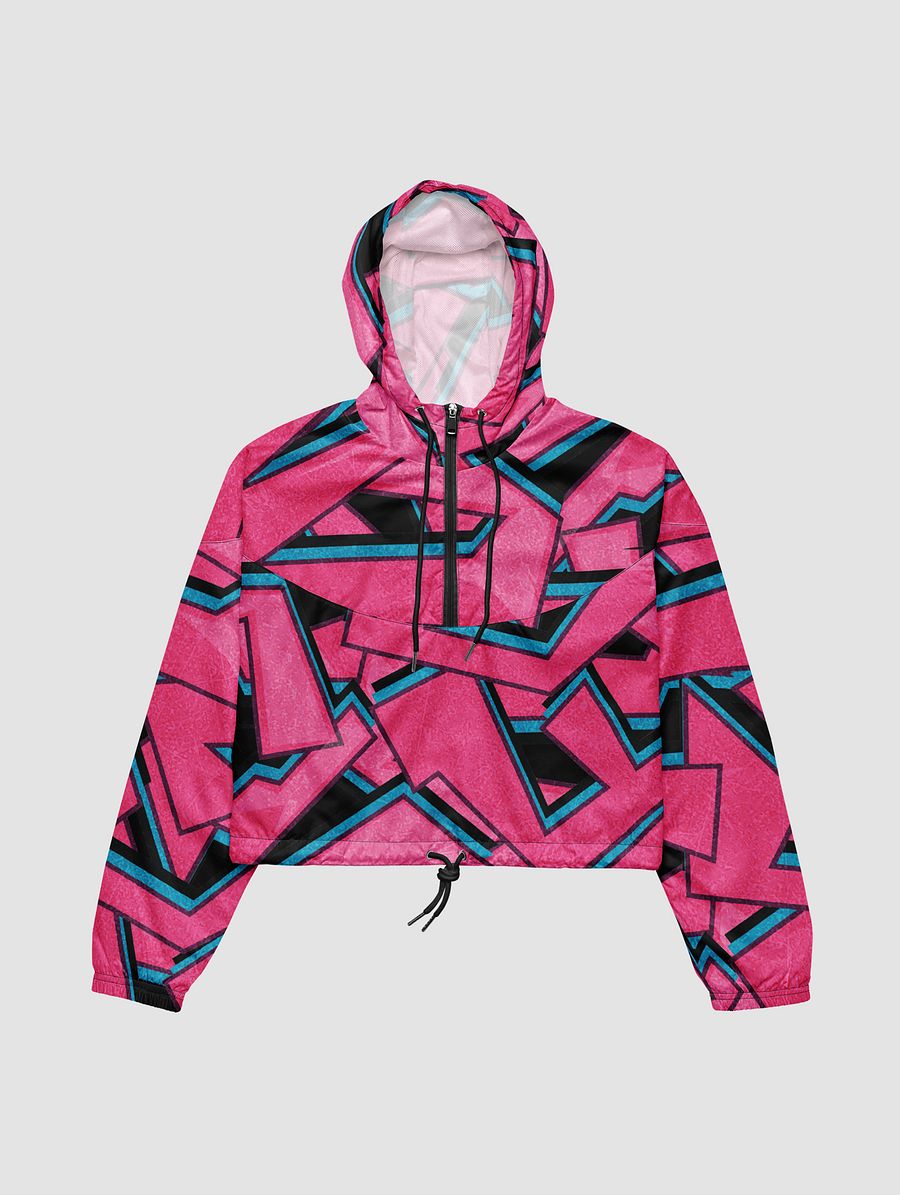 Wyld Megzie Crop Windbreaker Pink product image (1)