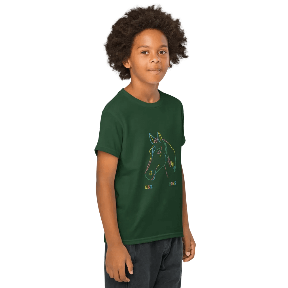 Vibrant Equine Profile Youth Tee product image (22)
