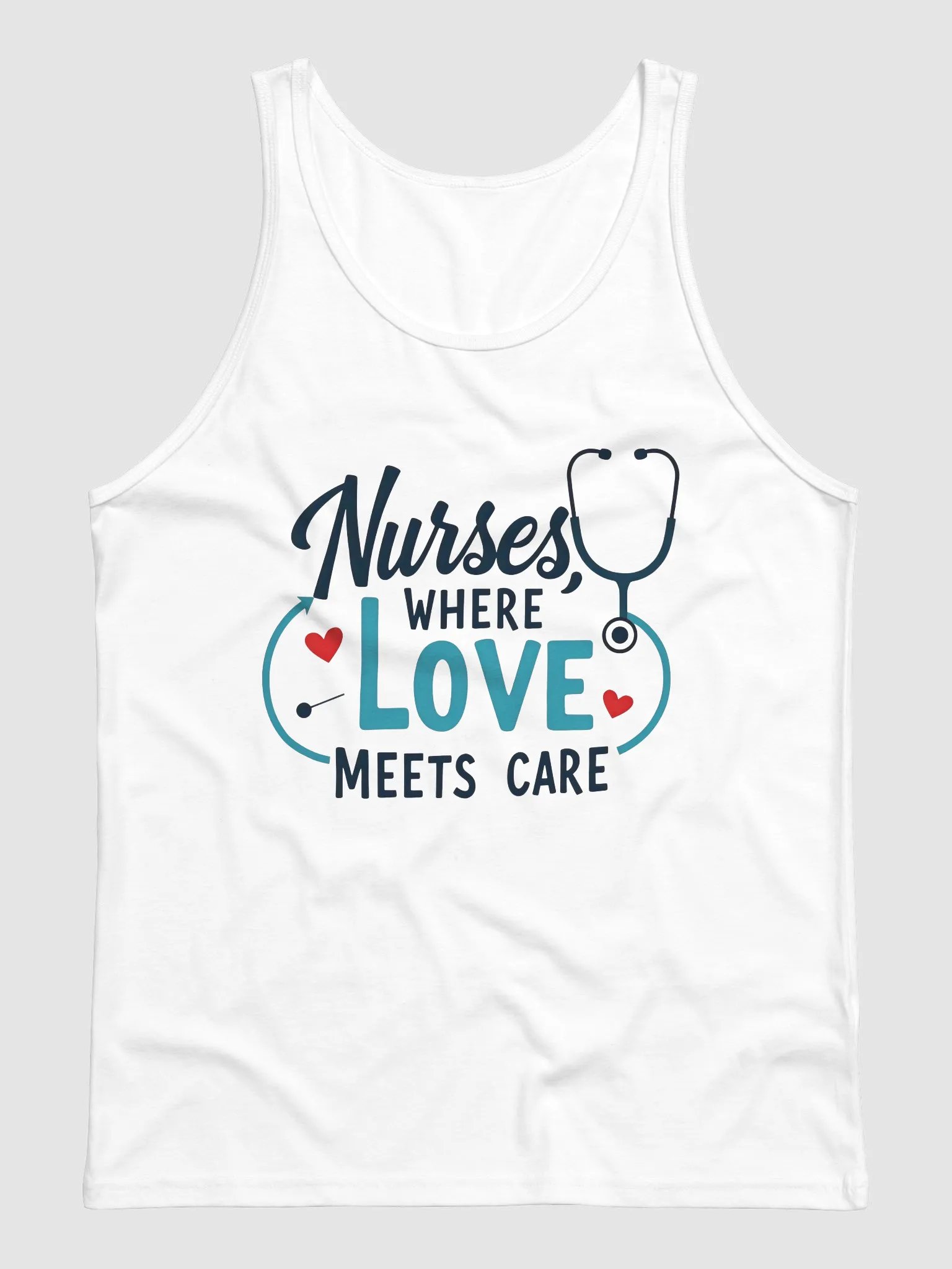 Love Meets Care Nurse Tank product image (4)