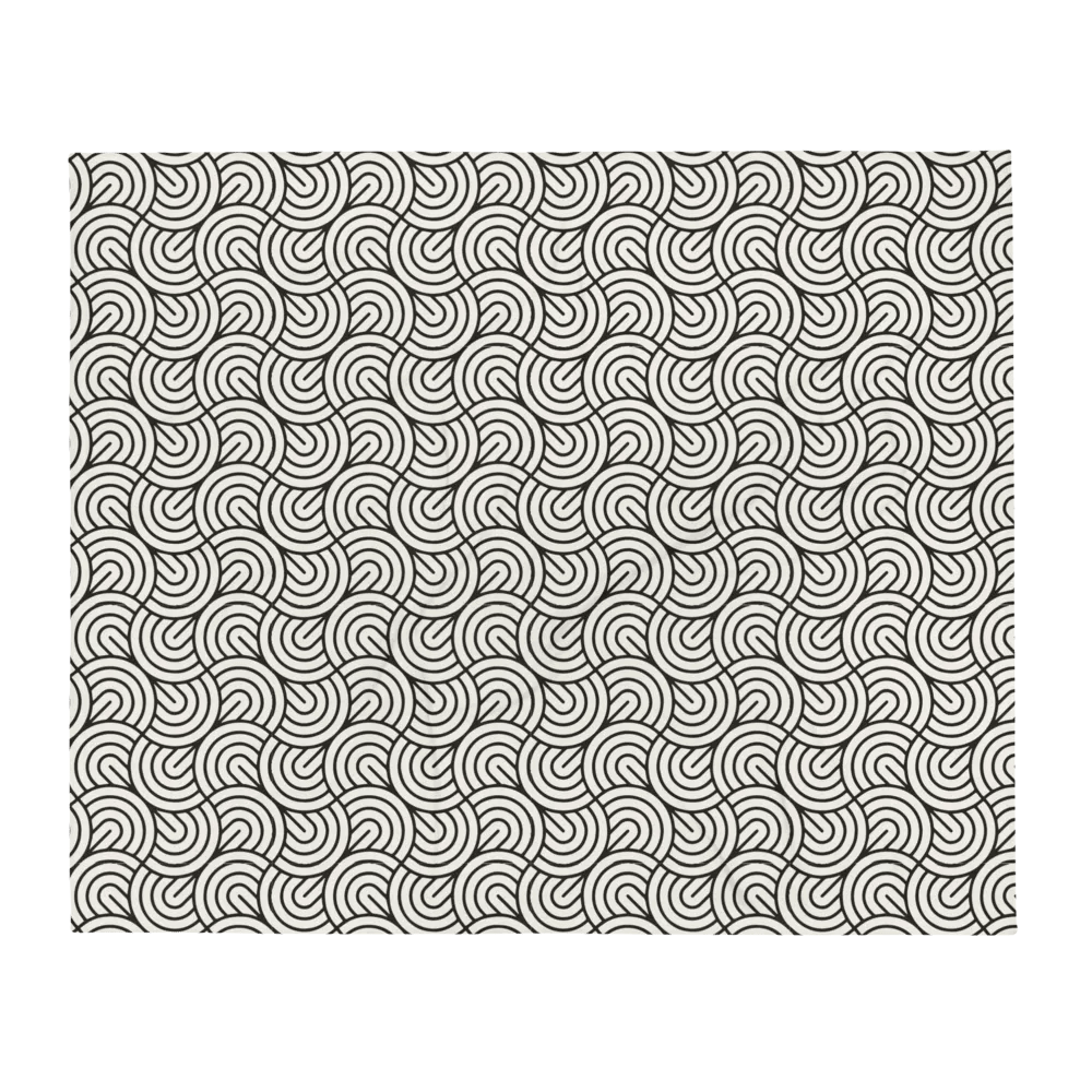 Monochrome Maze Throw Blanket product image (5)