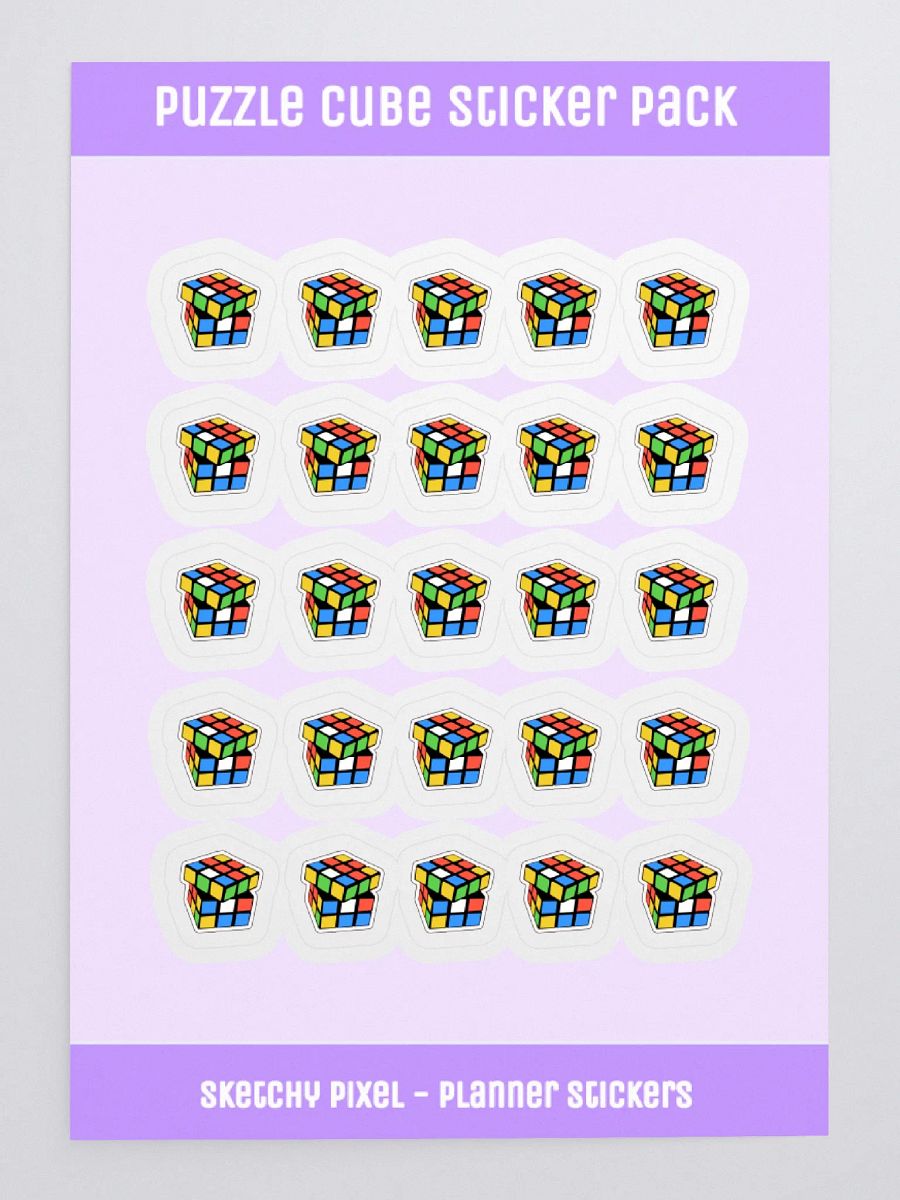 Puzzle Cube Sticker Pack product image (1)