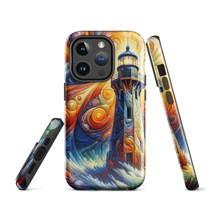Luminous Lighthouse iPhone® MagSafe® Compatible Tough Case product image (1)