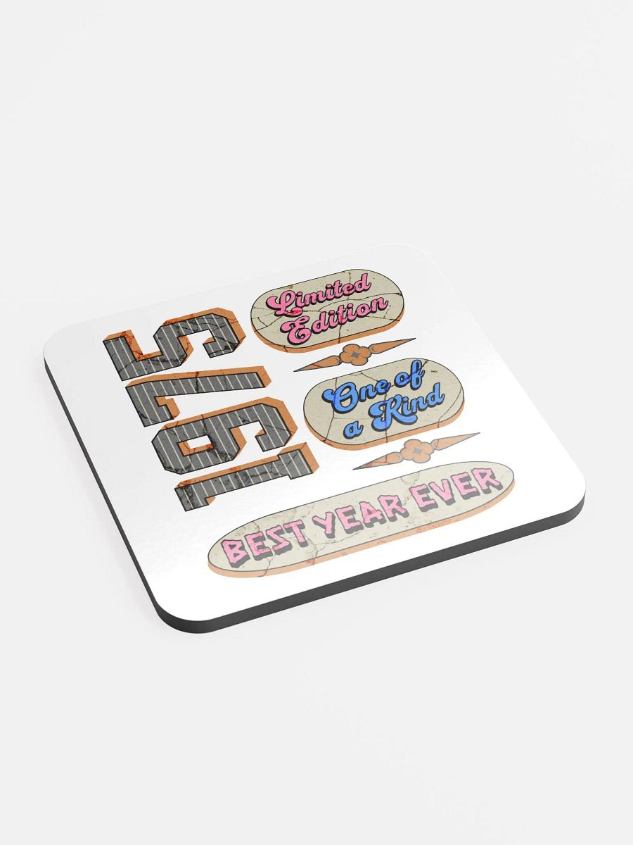 Limited Edition 1975 Retro Cork Coaster Set product image (2)