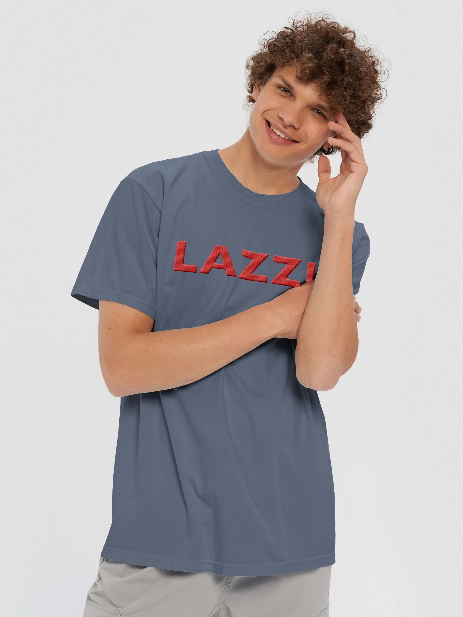 LAZZI Embroidered Comfort Colors Tee product image (1)