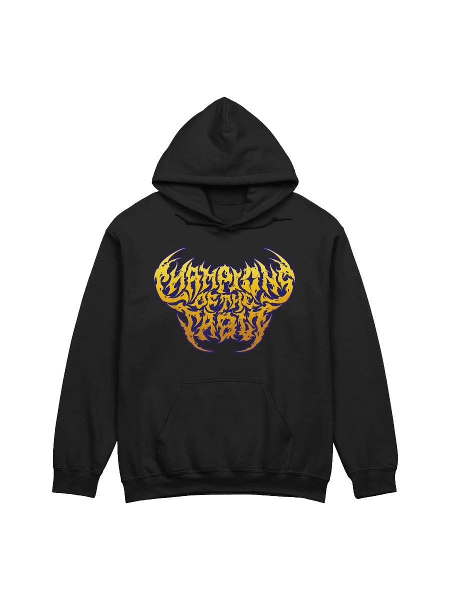 Champions of The Table - Full Black Metal Logo Hoodie product image (1)