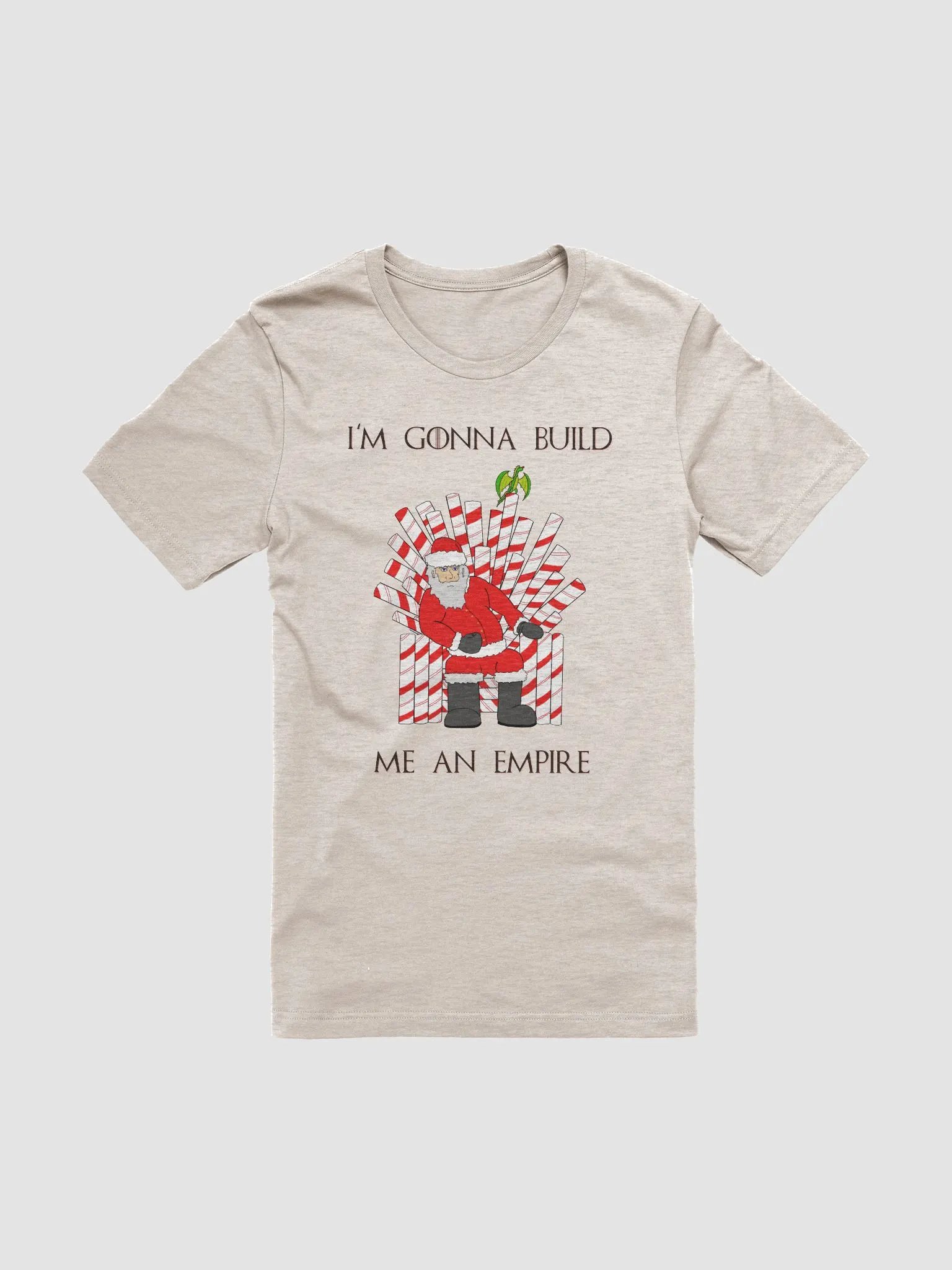 "Empire" Christmas T-shirt (Black Text) product image (1)