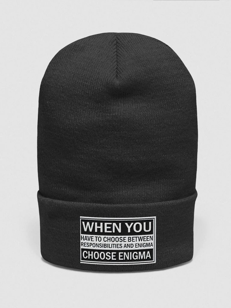 ENIGMAS Yupoong Cuffed Beanie