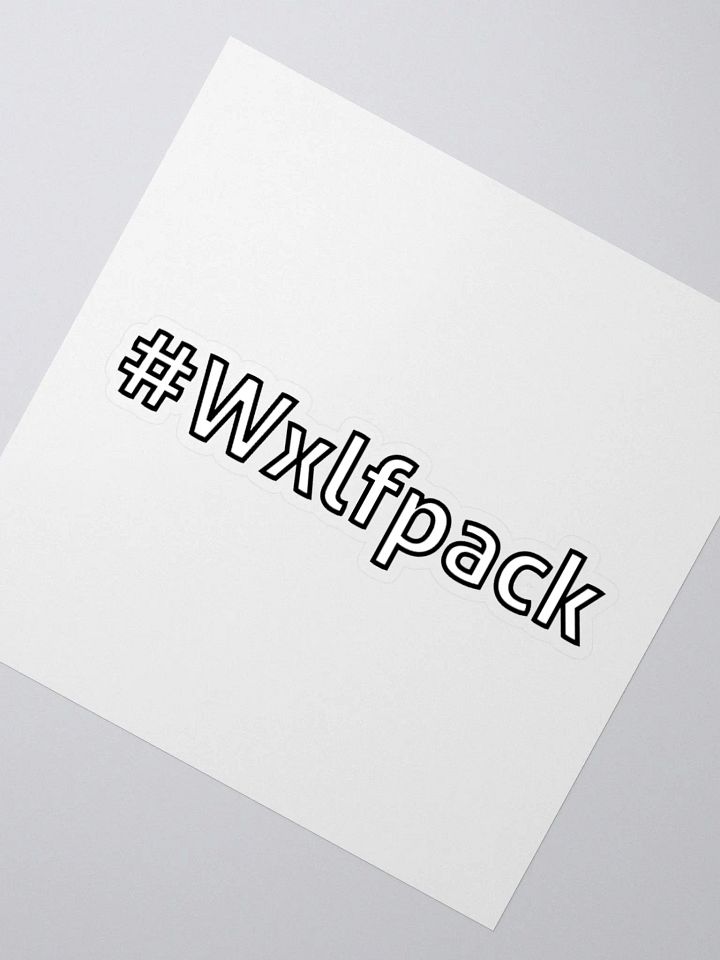 Wxlfpack Kiss Cut Stickers product image (8)