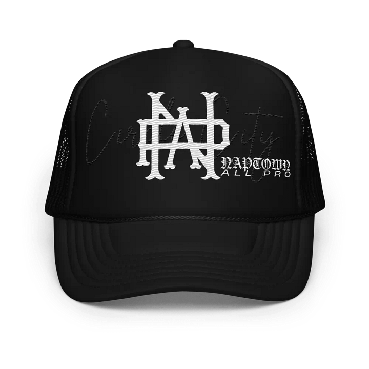 Staple Stiched Trucker - Black/White product image (1)