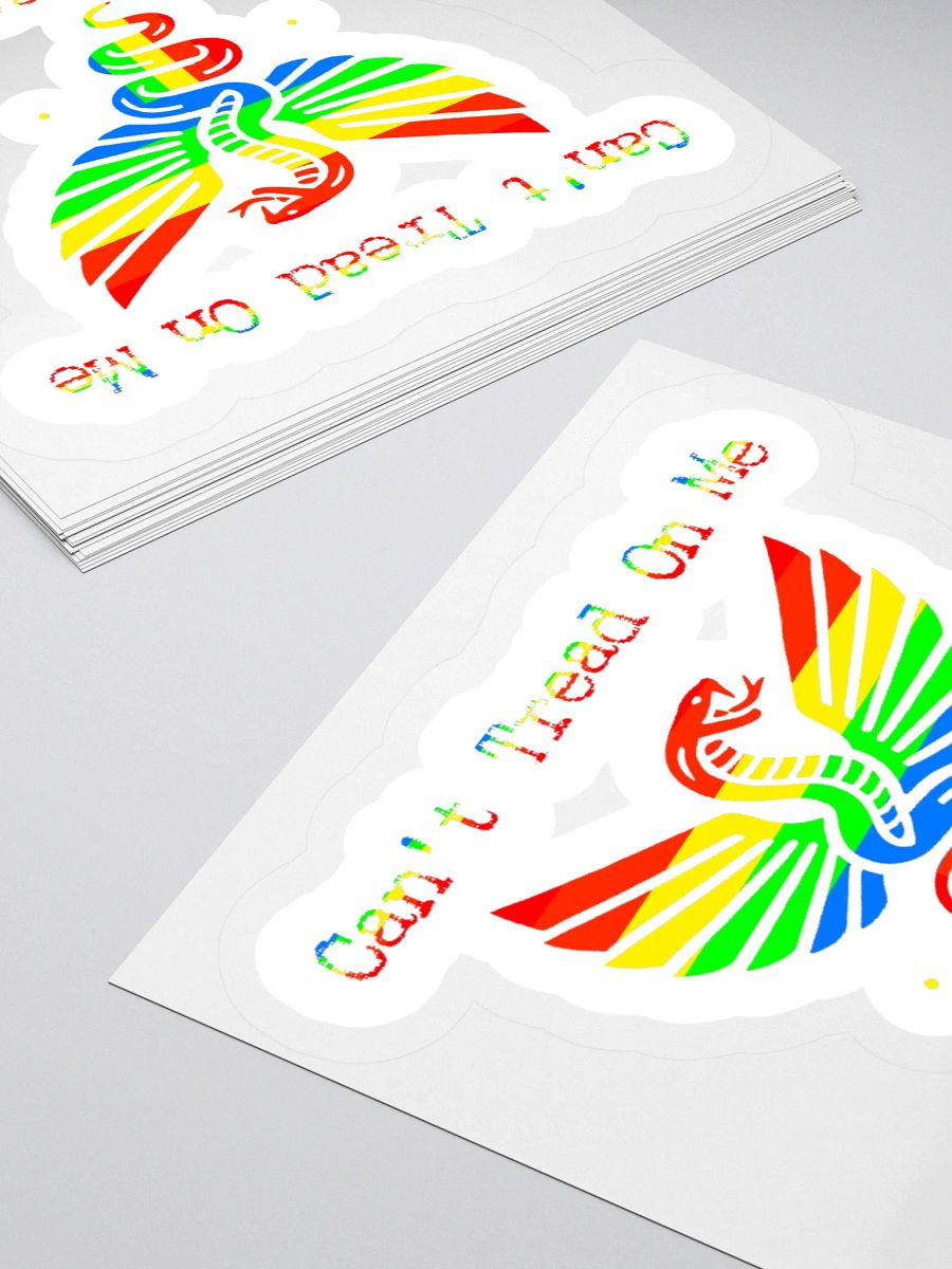Can't Tread On Me Transcend (Rainbow) Sticker product image (4)