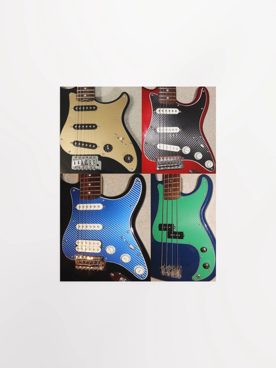 Colorful Guitars - Poster / print product image (1)