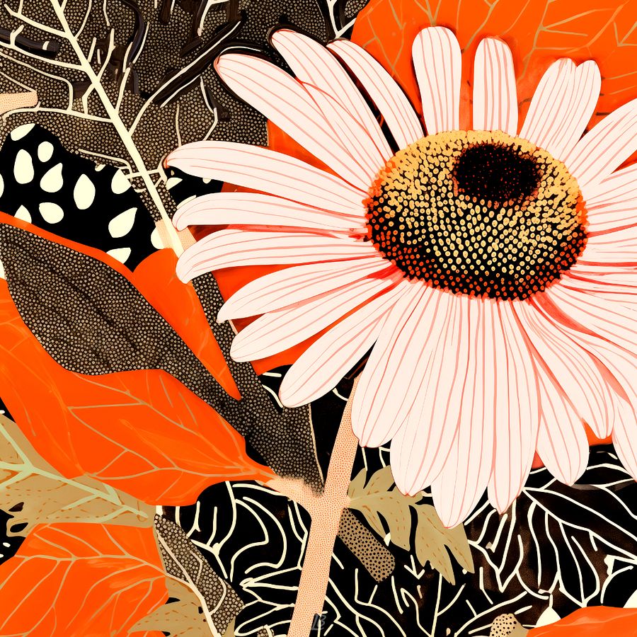 Art2312-20DD Expressive Floral - Digital Download product image (1)