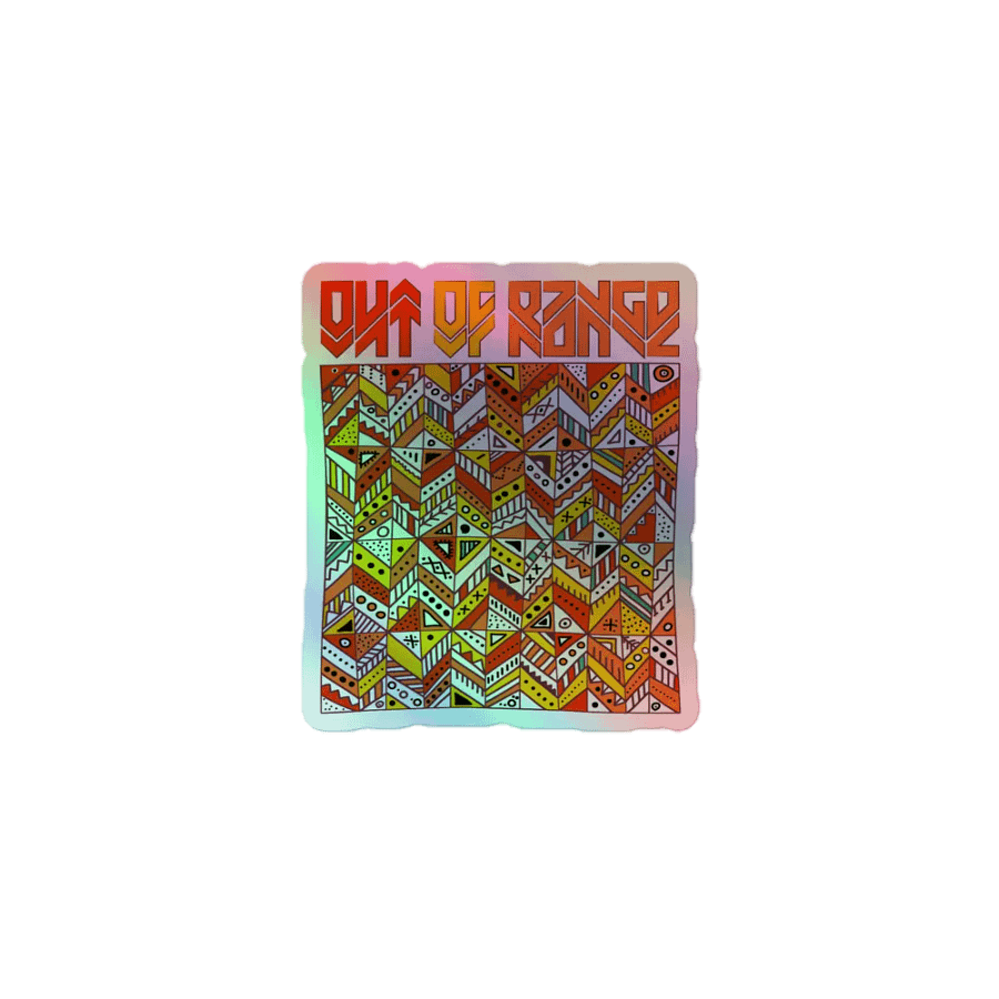 Out of Range Holographic Sticker Sheet product image (1)